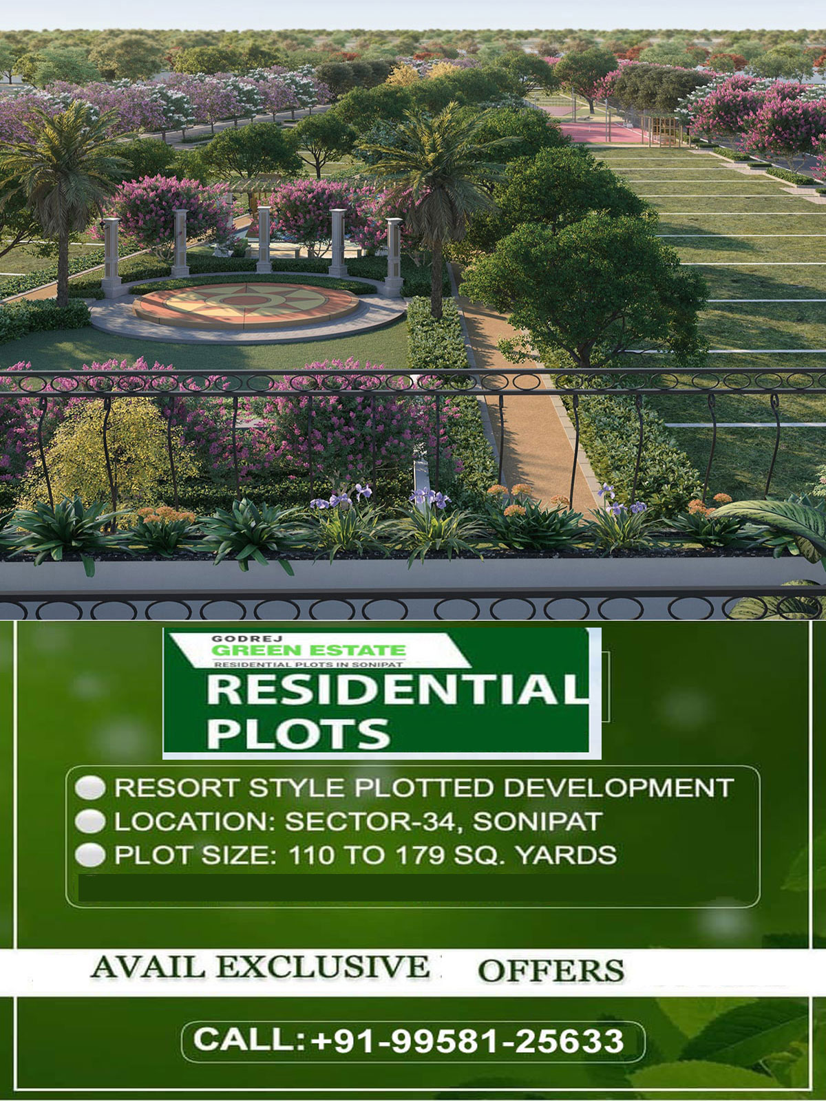 Find Your Perfect Residential Plots Under Godrej Green Estate Sonipat ...